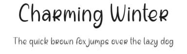 Charming Winter by Nirmala Creative — Script Handwritten Font — thumbnail 1