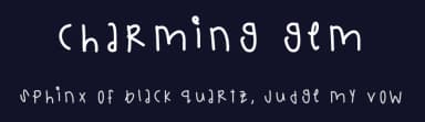 Charming Gem by Des Gomez — Script Handwritten Font — thumbnail 2