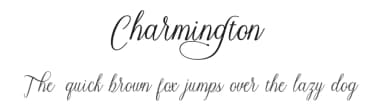 Charmington by Cooldesignlab — Script Handwritten Font — thumbnail 1