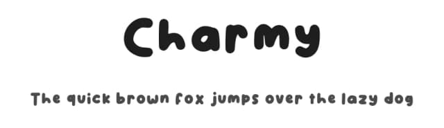 Charmy by createshaa — Script Handwritten Font