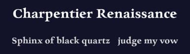 Charpentier Renaissance by ingoFonts — Serif Font — thumbnail 2