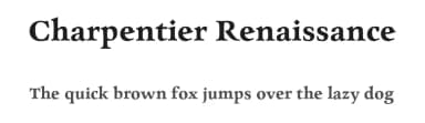 Charpentier Renaissance by ingoFonts — Serif Font — thumbnail 1