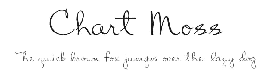 Chart Moss by Intellecta Design — Script Handwritten Font