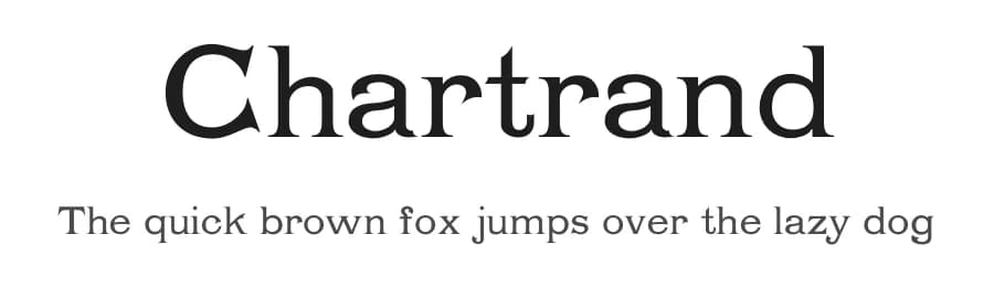 Chartrand by ClaudeP — Serif Font