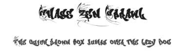 Chase Zen Sprawl by Chung-Deh Tien — Script Handwritten Font — thumbnail 1