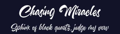 Chasing Miracles by Damarletter — Script Handwritten Font — thumbnail 2
