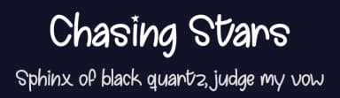 Chasing Stars by Misti's Fonts — Script Handwritten Font — thumbnail 2