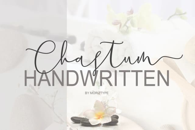 Chastum Font by moriztype — Script Handwritten Font