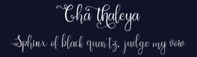 Chathaleya by Lemon Studio Type — Script Handwritten Font — thumbnail 2