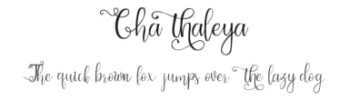 Chathaleya by Lemon Studio Type — Script Handwritten Font — thumbnail 1