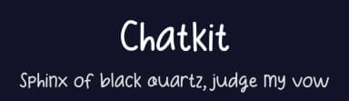 Chatkit by Khurasan — Script Handwritten Font — thumbnail 2
