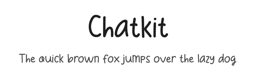 Chatkit by Khurasan — Script Handwritten Font
