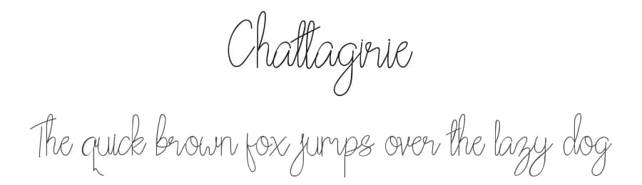 Chattagirie by Naharstd — Script Handwritten Font