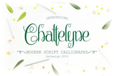 Chattelyne Font by ZetDesign — Script Handwritten Font — thumbnail 1