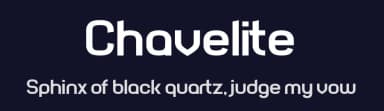 Chavelite by Chequered Ink — Sans Serif Font — thumbnail 2