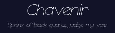 Chavenir by Måns Grebäck — Script Handwritten Font — thumbnail 2