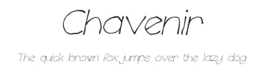 Chavenir by Måns Grebäck — Script Handwritten Font — thumbnail 1