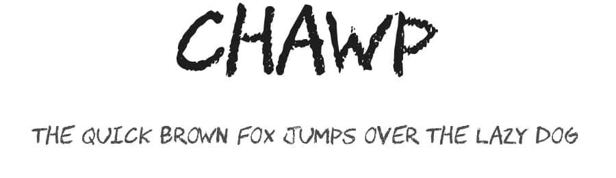 Chawp by Tyler Finck — Script Handwritten Font — preview 1