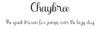 Chaybree by StringLabs Creative Studio — Script Handwritten Font — thumbnail 1