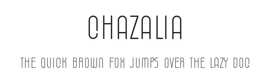 Chazalia by TipType — Sans Serif Font