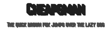 Cheapsman by Typetemp Studio — Sans Serif Font — thumbnail 1