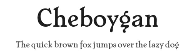 Cheboygan by PrimaFont — Serif Font