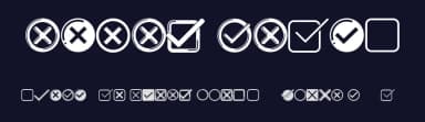Check Icons by Vladimir Nikolic — Dingbats Font — thumbnail 2