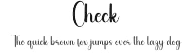 Check by Scratchones — Script Handwritten Font — thumbnail 1