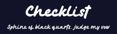 Checklist by Fikryal studio — Script Handwritten Font — thumbnail 2