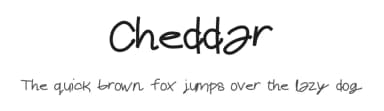 Cheddar by Geronimo Font Studios — Script Handwritten Font — thumbnail 1