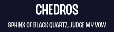 Chedros by surotype — Sans Serif Font — thumbnail 2