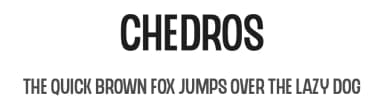 Chedros by surotype — Sans Serif Font — thumbnail 1