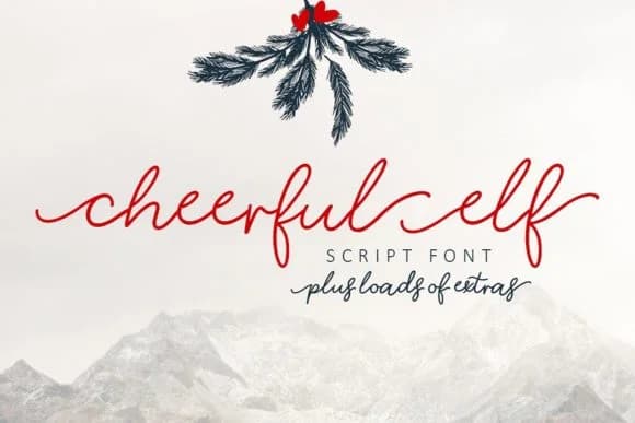 Cheerful Elf Font by Creativeqube Design — Script Handwritten Font