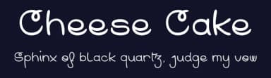 Cheese Cake by dcoxy - Greg Medina — Script Handwritten Font — thumbnail 2