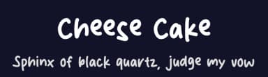 Cheese Cake by MJType — Script Handwritten Font — thumbnail 2