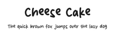 Cheese Cake by MJType — Script Handwritten Font — thumbnail 1