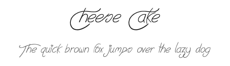 Cheese Cake by JSH creates — Script Handwritten Font