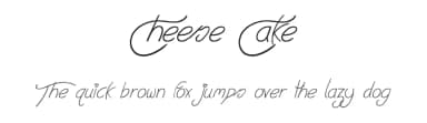Cheese Cake by JSH creates — Script Handwritten Font — thumbnail 1