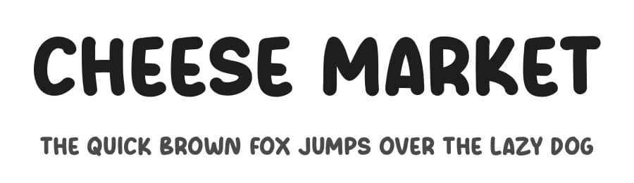 Cheese Market by MJType — Script Handwritten Font