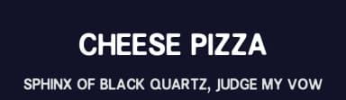 Cheese Pizza by Saji Johnny Kundukulam — Sans Serif Font — thumbnail 2