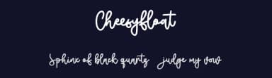Cheesyfloat by Maulana Creative — Script Handwritten Font — thumbnail 2