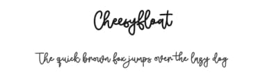 Cheesyfloat by Maulana Creative — Script Handwritten Font — thumbnail 1