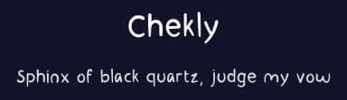 Chekly by Kansen Type — Script Handwritten Font — thumbnail 2