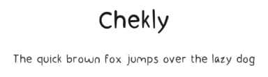 Chekly by Kansen Type — Script Handwritten Font — thumbnail 1