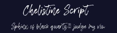 Chelistine Script by Abo Daniel Studio — Script Handwritten Font — thumbnail 2