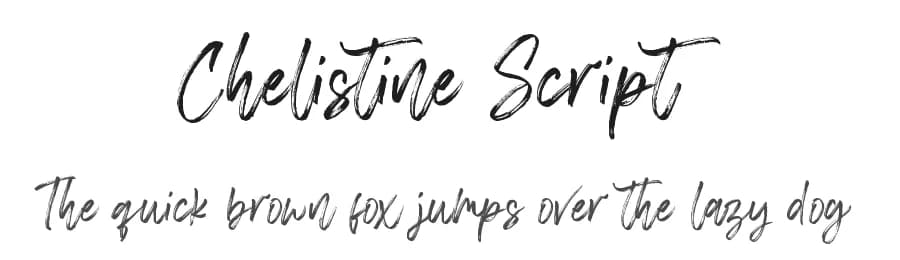 Chelistine Script by Abo Daniel Studio — Script Handwritten Font
