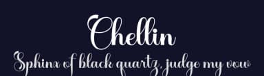 Chellin by Nurul Kamal — Script Handwritten Font — thumbnail 2