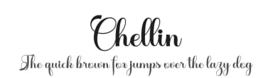 Chellin by Nurul Kamal — Script Handwritten Font — thumbnail 1
