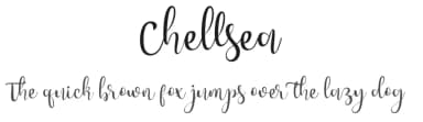 Chellsea by Nuryanto Dwi — Script Handwritten Font — thumbnail 1