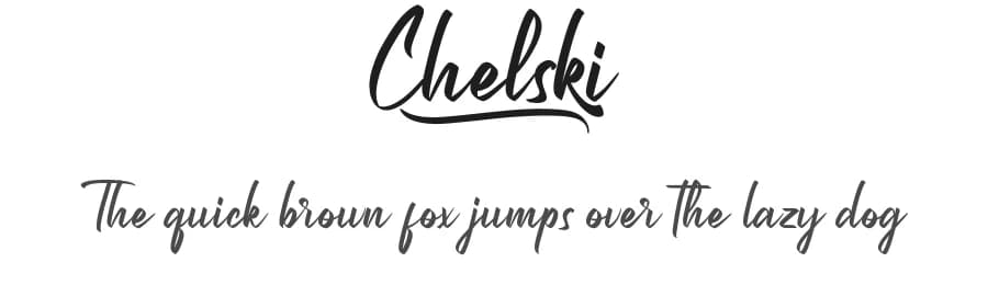 Chelski by NihStudio — Script Handwritten Font